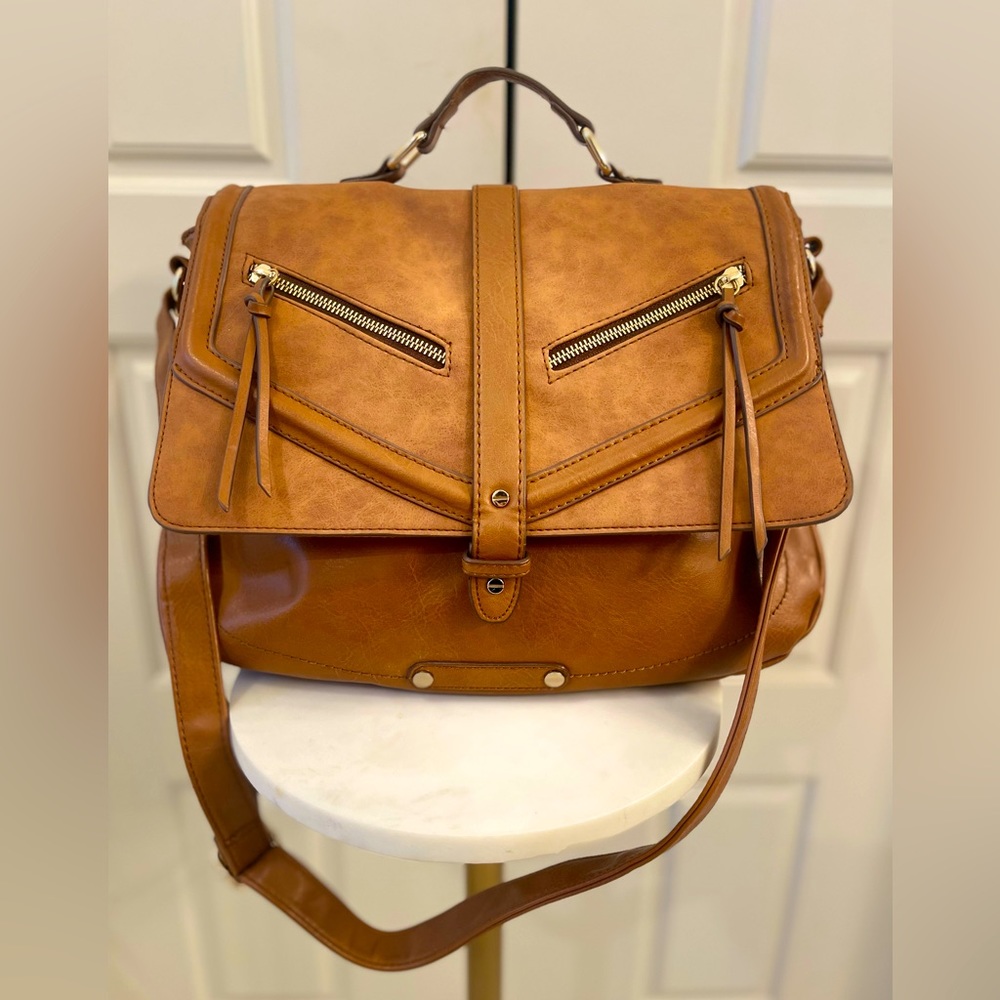 Camel Leather Purse